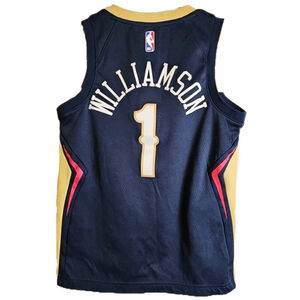 Nike Zion Williamson New Orleans Pelicans Jersey Youth Size Small Swingman NBA